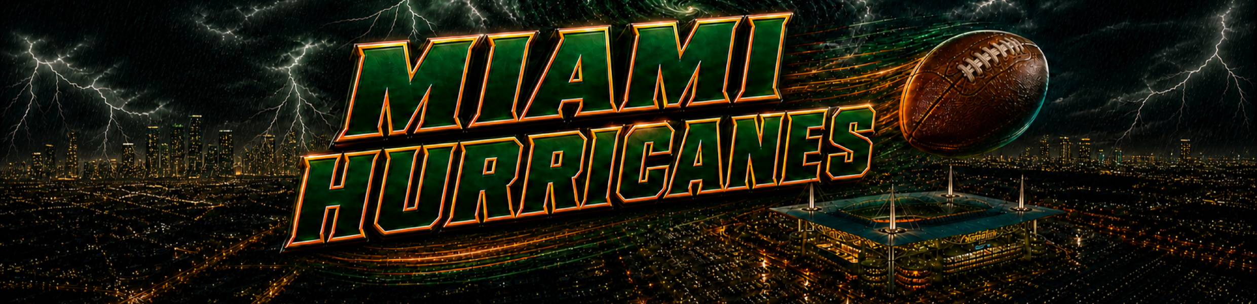 Miami Hurricanes football masthead